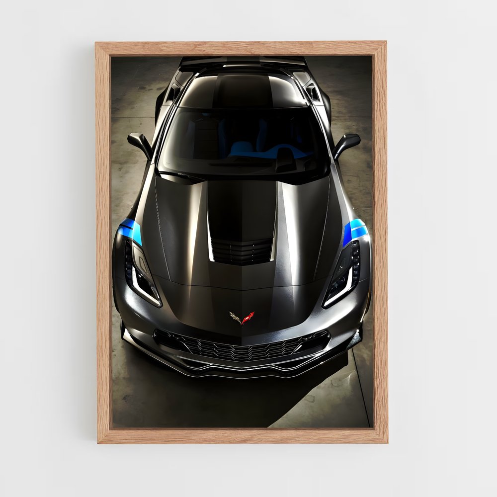 Poster Corvette Concept 2023 – affiche Chevrolet (vue 4)